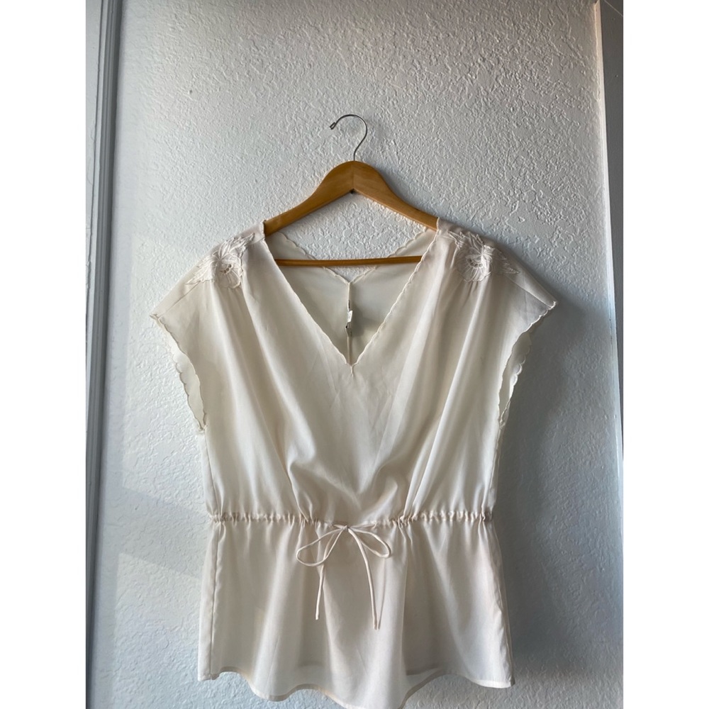 Banana Republic Cream Blouse